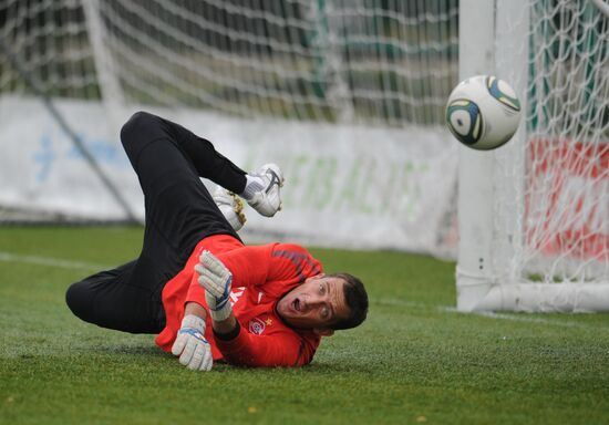 FC Spartak goalkeeper Andrei Dikan