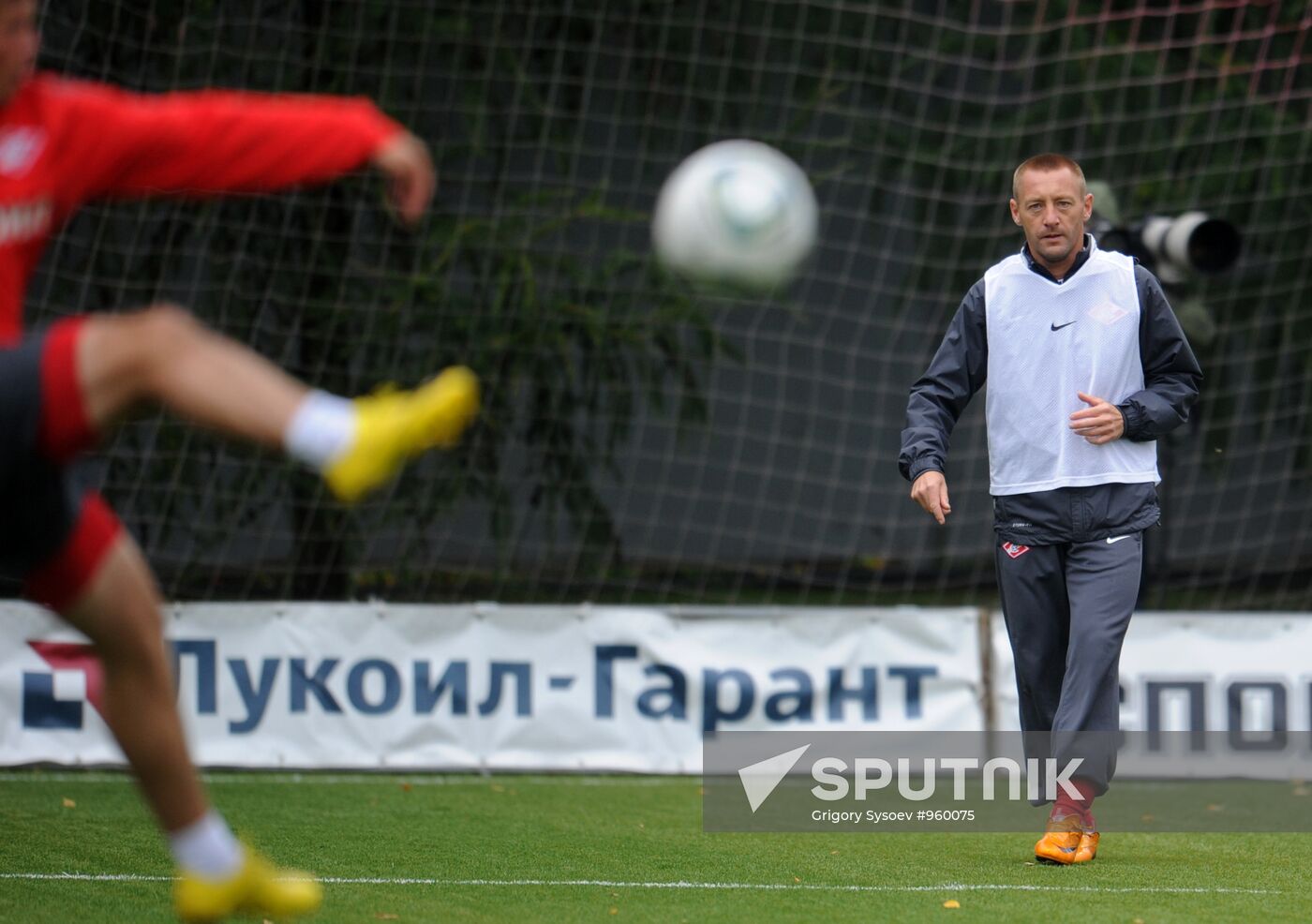 FC Spartak coach Andrei Tikhonov