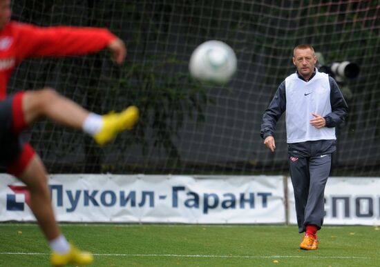 FC Spartak coach Andrei Tikhonov