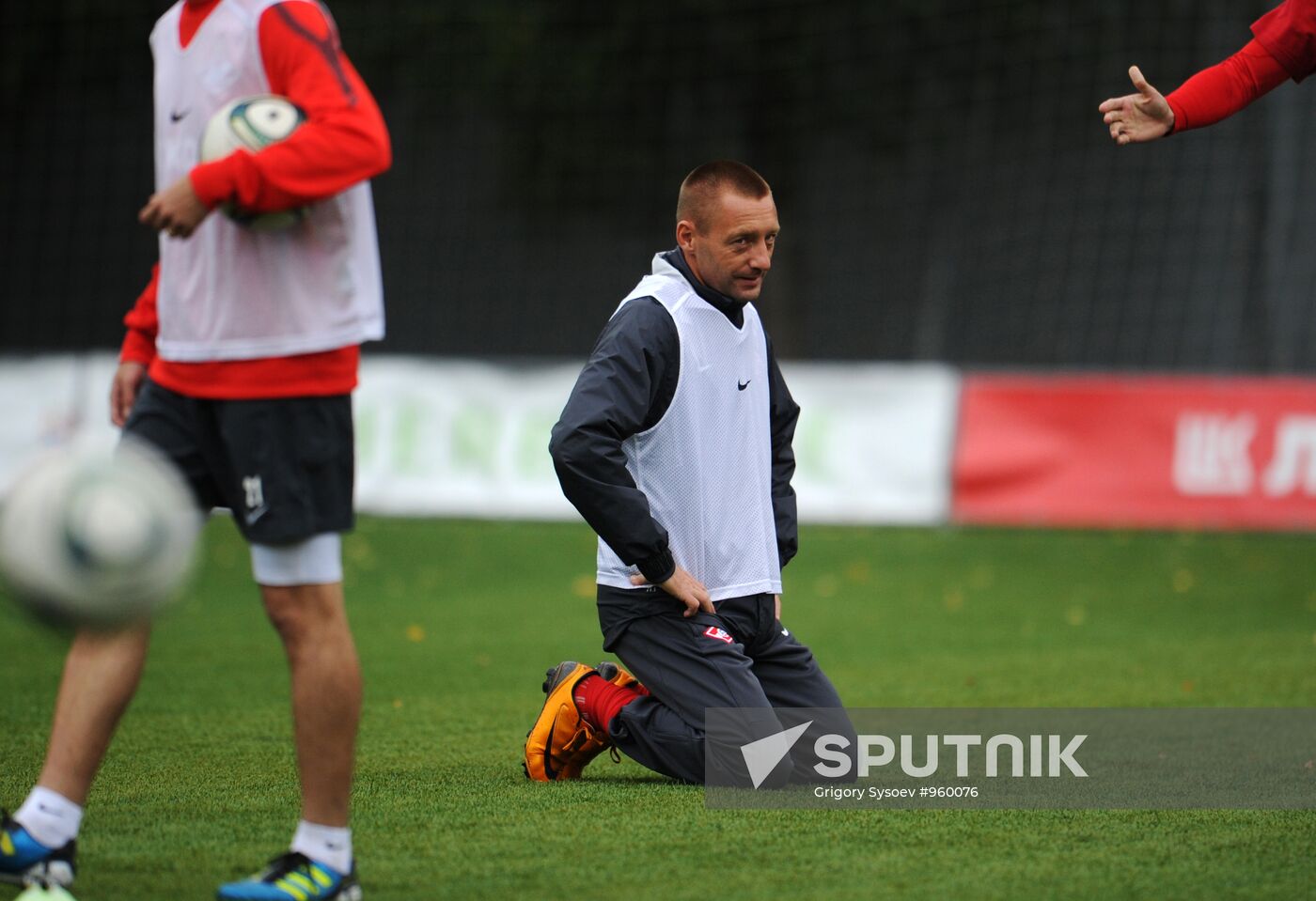 FC Spartak coach Andrei Tikhonov