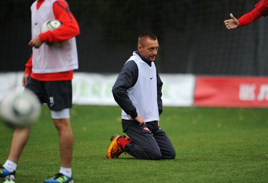 FC Spartak coach Andrei Tikhonov