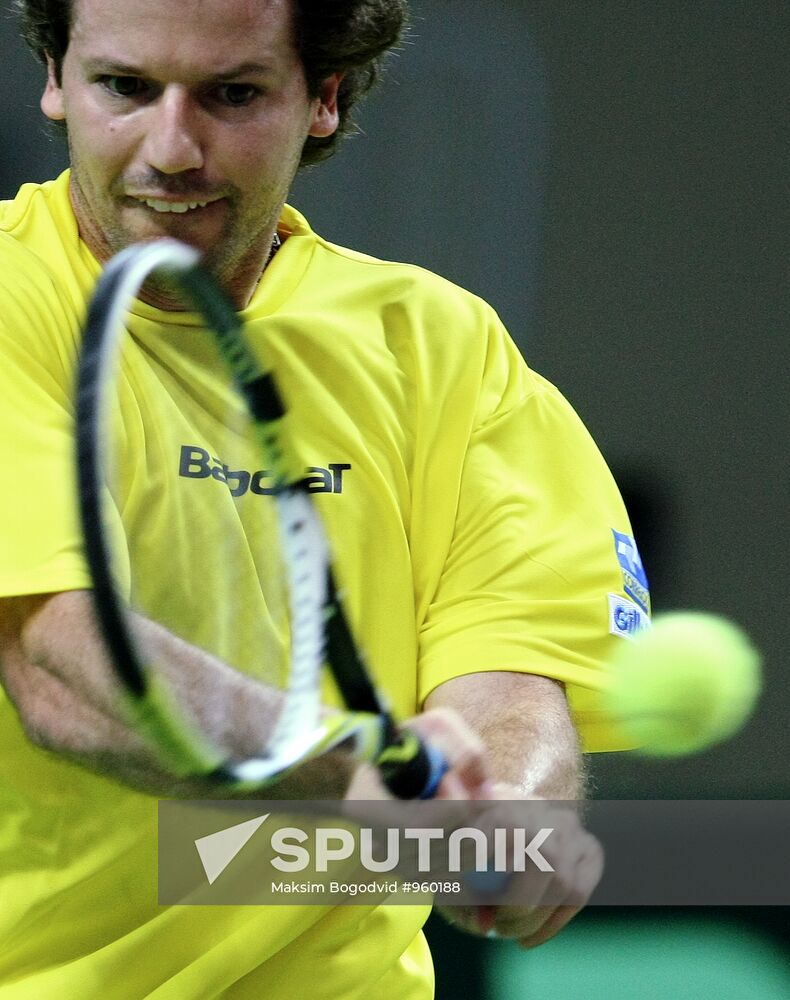 Tennis. Davis Cup. Match Russia - Brazil. Day One