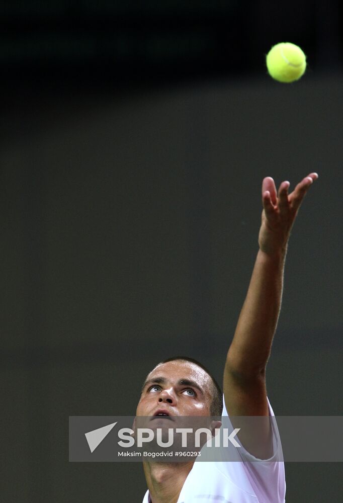 Tennis Davis Cup. Match Russia - Brazil. Day One