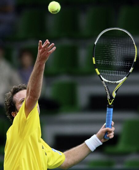 Tennis Davis Cup. Russia vs Brazil. Day One