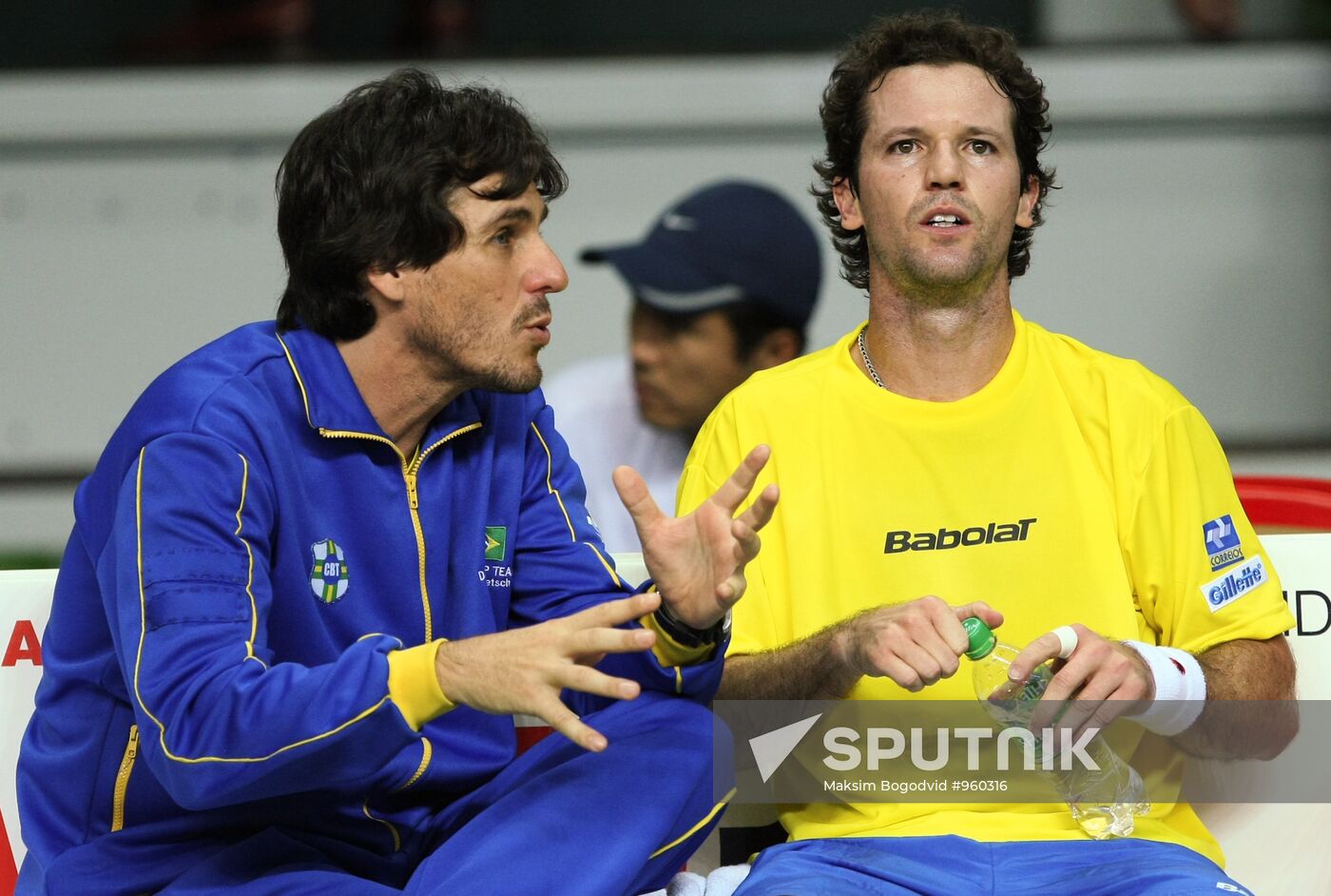 Tennis Davis Cup. Russia vs Brazil. Day One