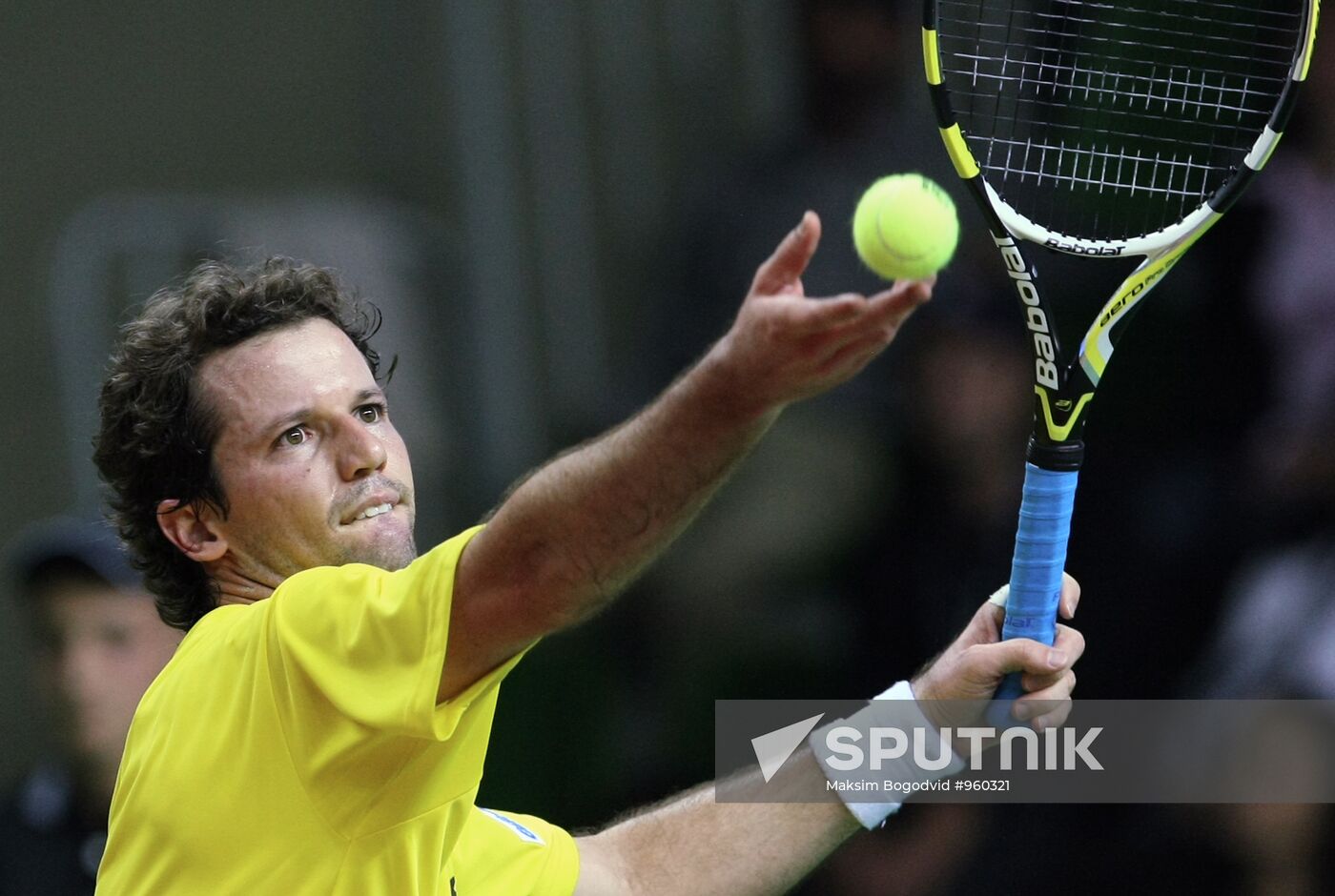 Tennis Davis Cup. Russia vs Brazil. Day One