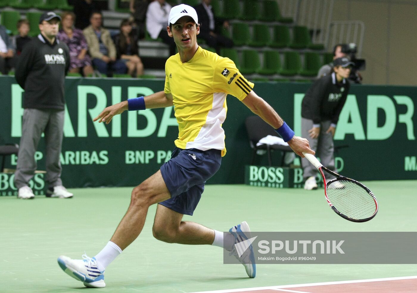 Tennis Davis Cup. Match Russia - Brazil. Day One