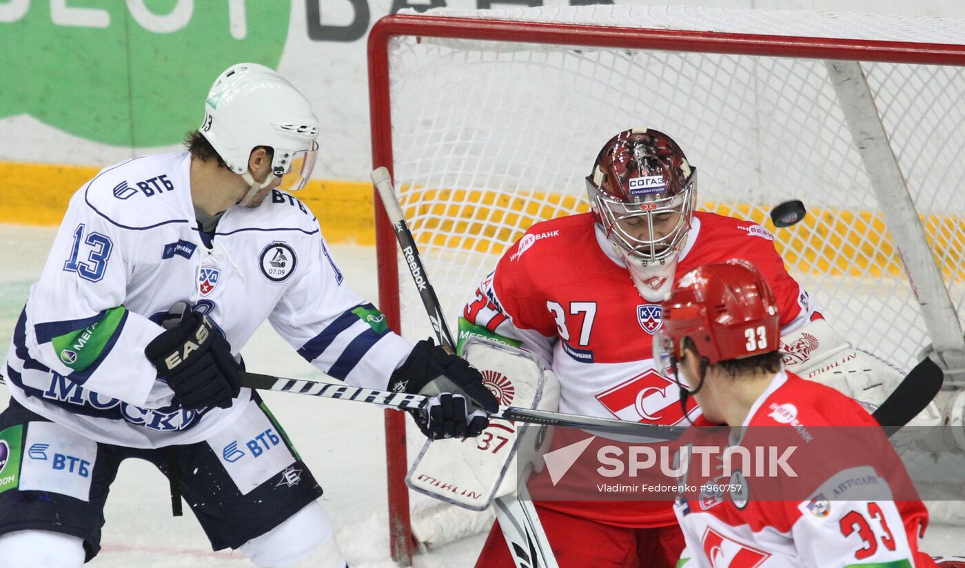 Ice Hockey. KHL. Spartak vs Dynamo