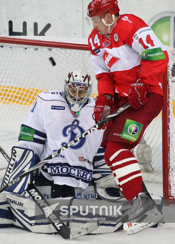 Ice Hockey. KHL. Spartak vs Dynamo