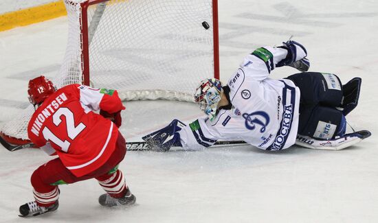 Ice Hockey. KHL. Spartak vs Dynamo