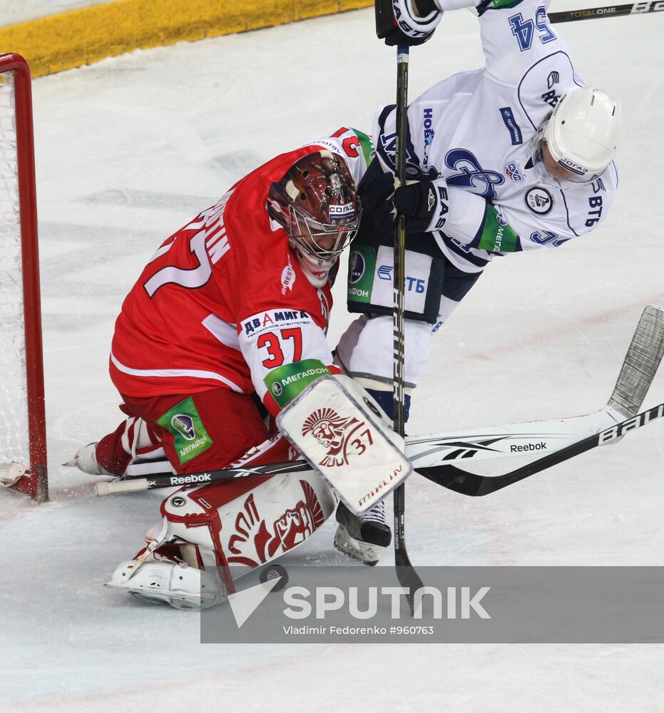 Ice Hockey. KHL. Spartak vs Dynamo