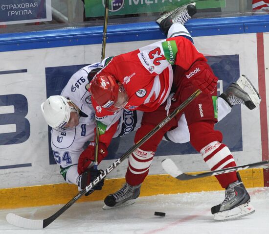 Ice Hockey. KHL. Spartak vs Dynamo