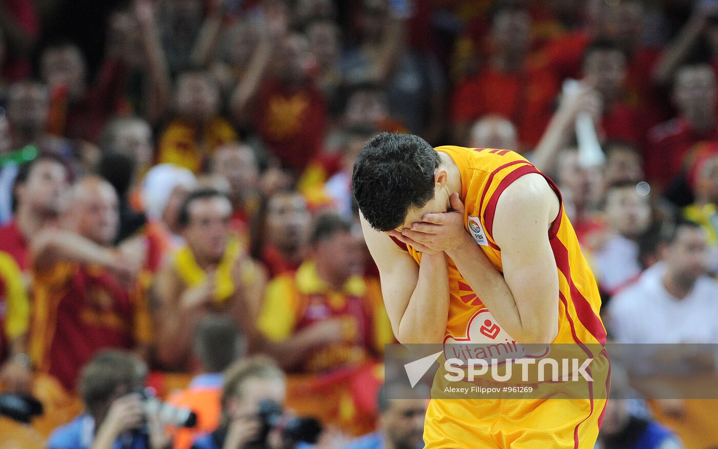 Basketball European Championships. Match for third place