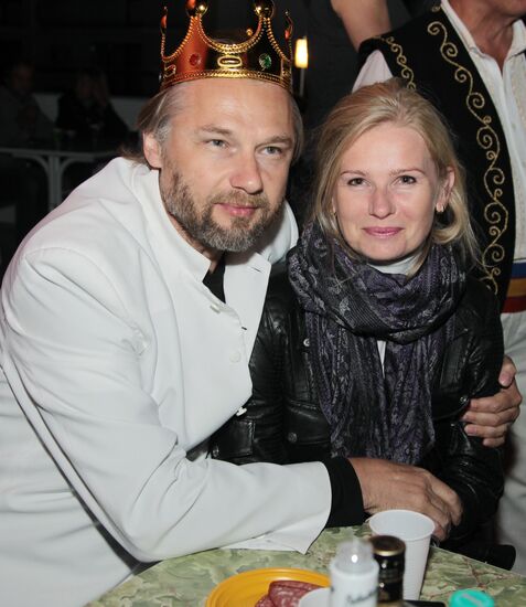 Alexander Ivashkevich with wife