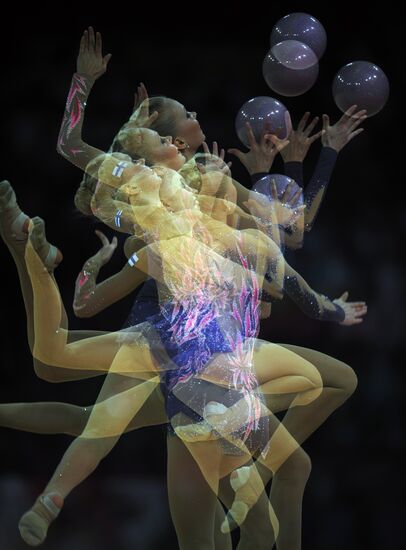 Rhythmic gymnastics World Cup. First Day