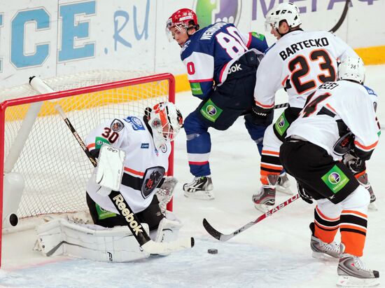 Ice Hockey KHL. Match CKA - Lev