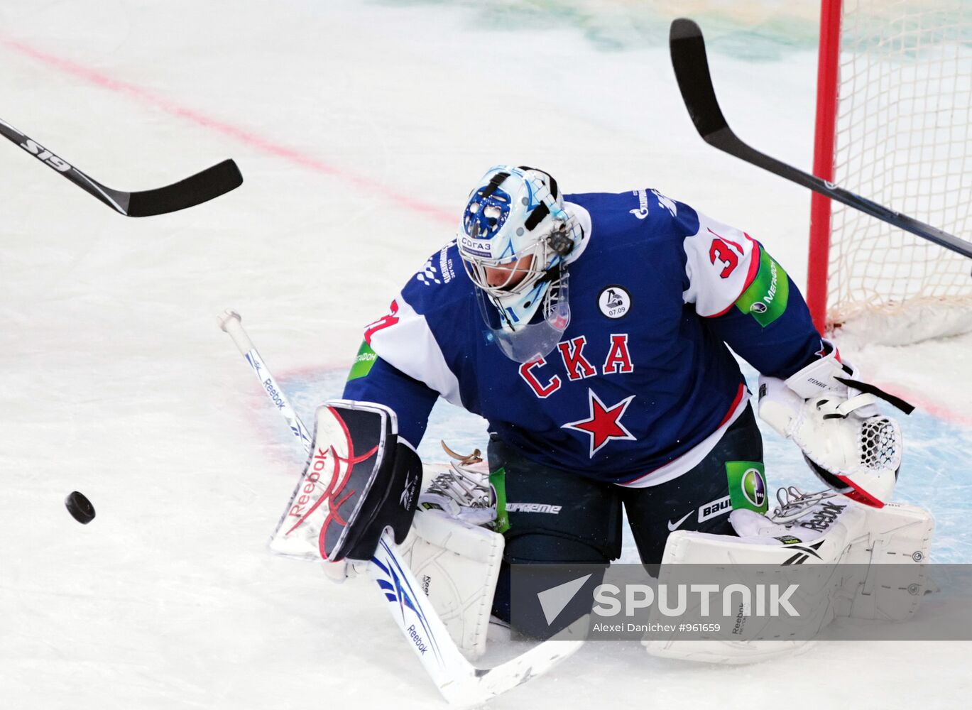 Ice Hockey KHL. Match CKA - Lev