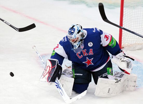 Ice Hockey KHL. Match CKA - Lev