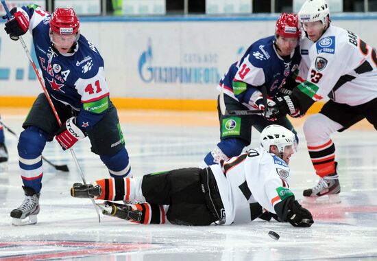 Ice Hockey. KHL. Match CKA (St. Petersburg) - "Lev"