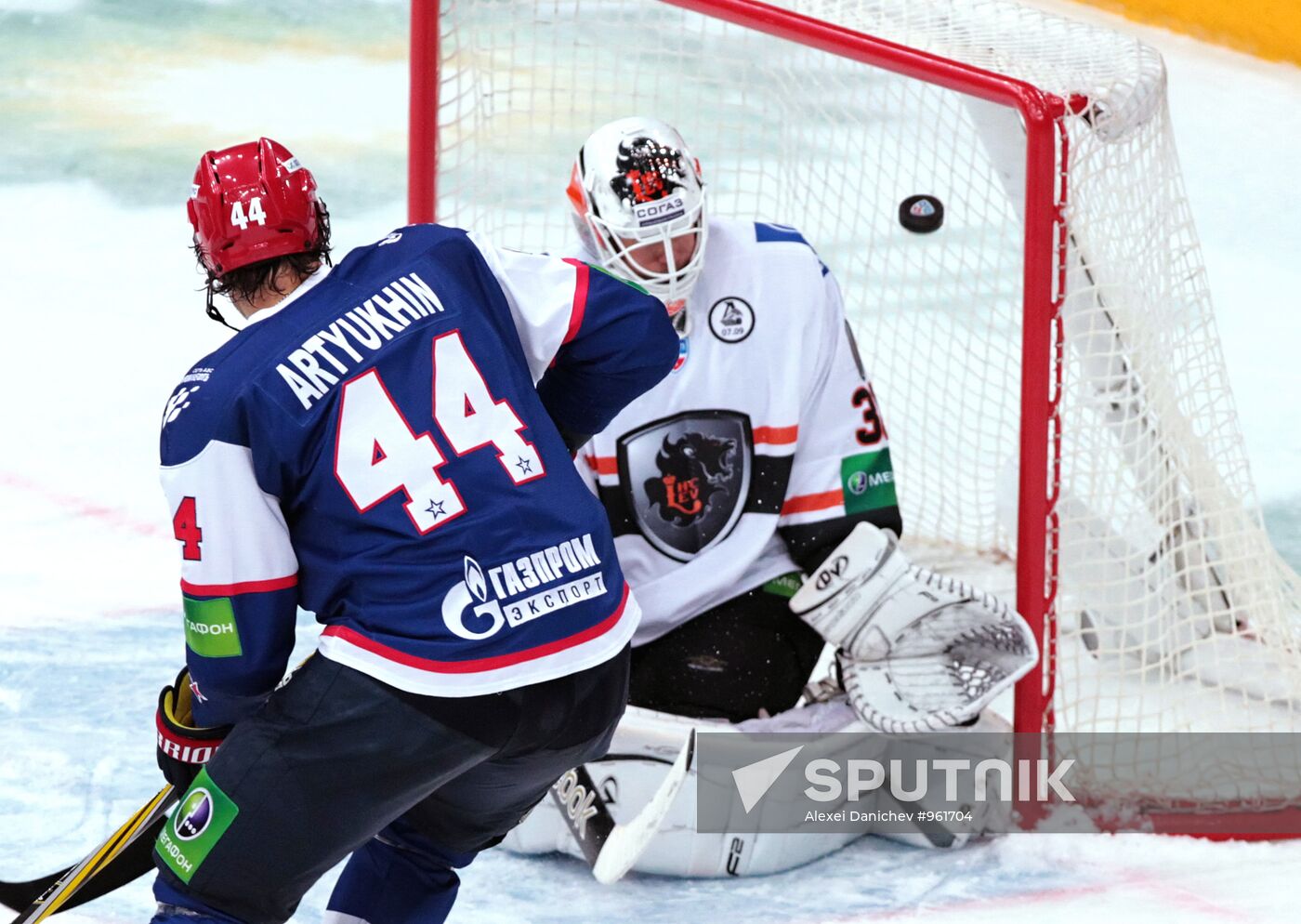 Ice Hockey. KHL. Match CKA (St. Petersburg) - "Lev"