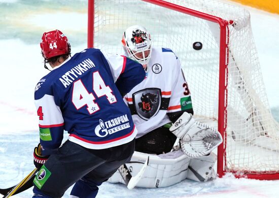 Ice Hockey. KHL. Match CKA (St. Petersburg) - "Lev"