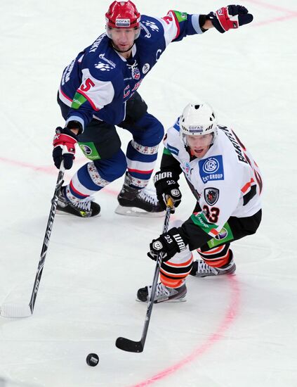 Ice Hockey. KHL. Match CKA (St. Petersburg) - "Lev"