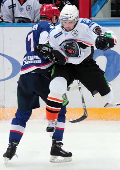 Ice Hockey. KHL. Match CKA (St. Petersburg) - "Lev"