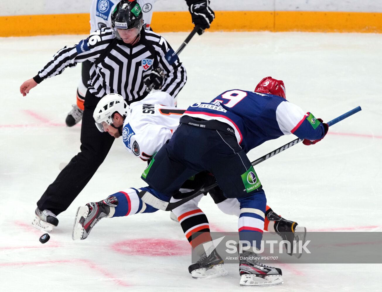 Ice Hockey. KHL. Match CKA (St. Petersburg) - "Lev"
