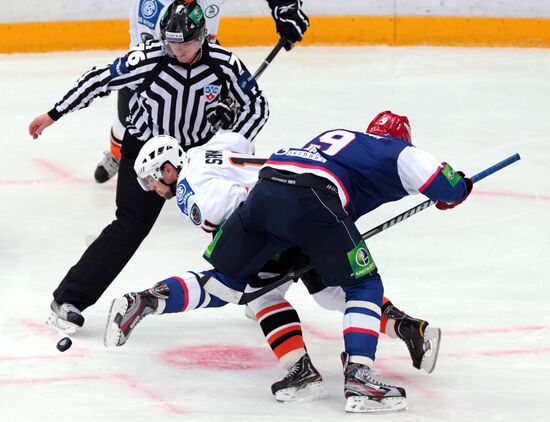 Ice Hockey. KHL. Match CKA (St. Petersburg) - "Lev"