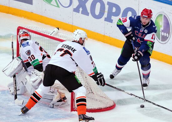 Ice Hockey. KHL. Match CKA (St. Petersburg) - "Lev"