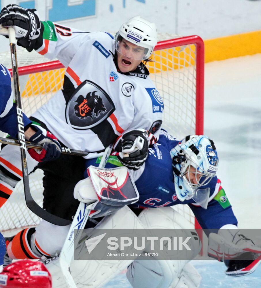 Ice Hockey. KHL. Match CKA (St. Petersburg) - "Lev"