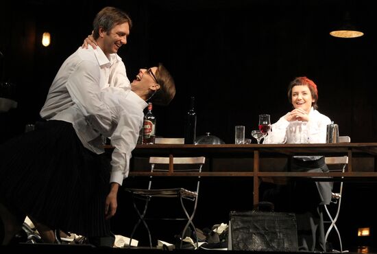 First Russian production of Tom Stoppard's play "Rock'n'roll"