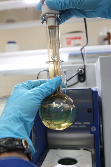 Oil quality testing laboratory, Kaliningrad