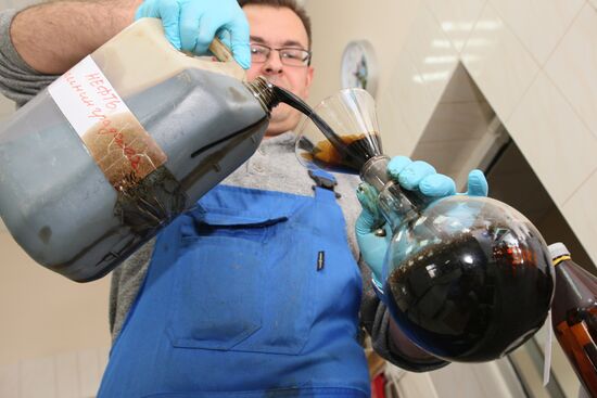 Oil quality testing laboratory, Kaliningrad