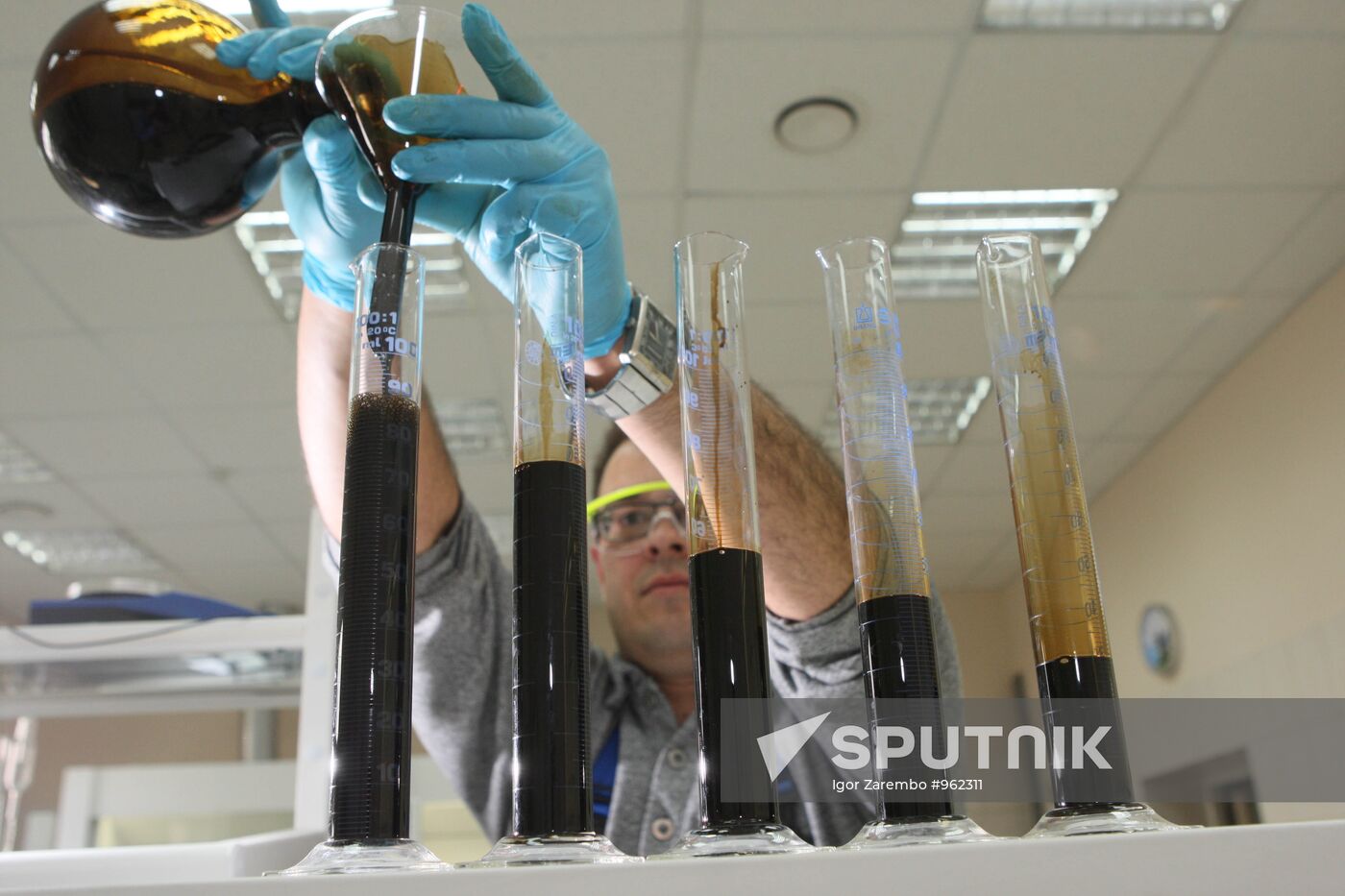 Oil quality testing laboratory, Kaliningrad