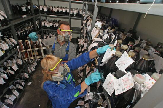 Oil quality testing laboratory, Kaliningrad