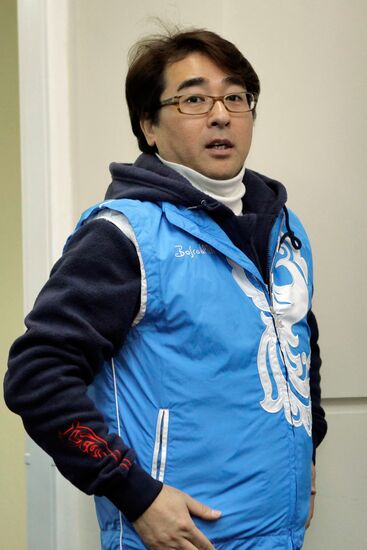 Press conference about beginning of new season for short-track