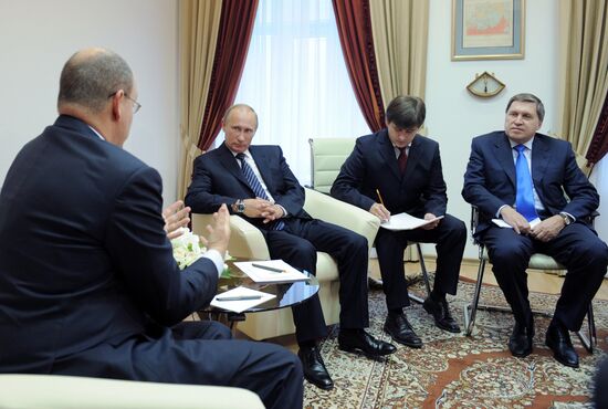 Vladimir Putin visits North Western Federal District