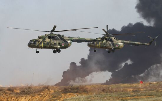 Military exercise "Center-2011" on the Ashuluk range