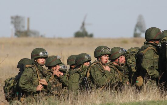 Military exercise "Center-2011" at Ashuluk range