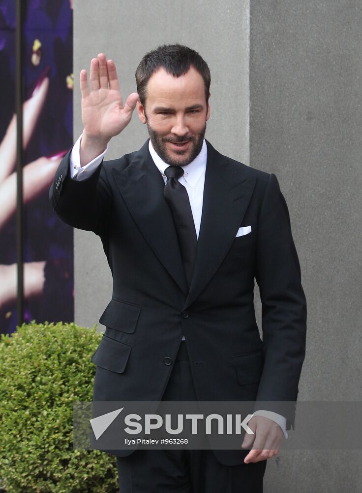 Designer Tom Ford launches new perfume in Moscow