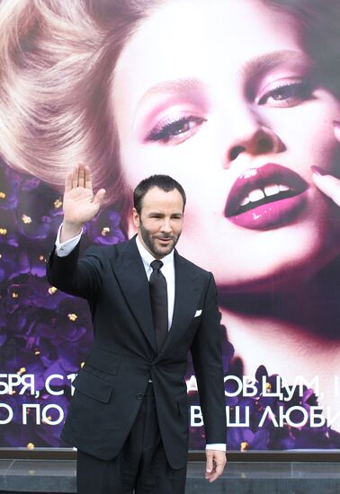 Designer Tom Ford launches new perfume in Moscow