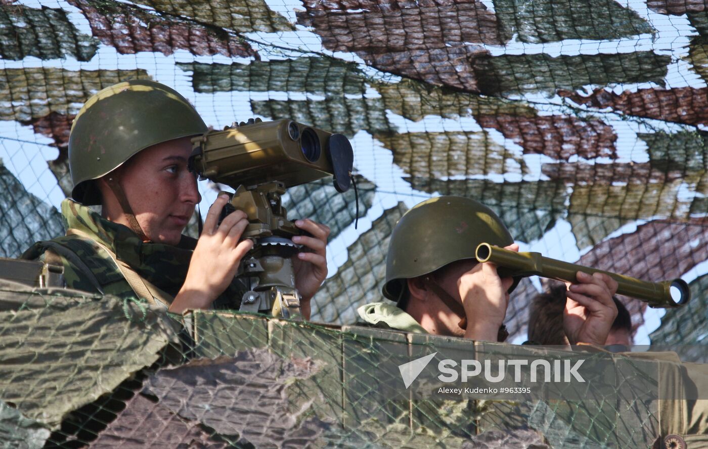 Military exercise "Center-2011" at Ashuluk range