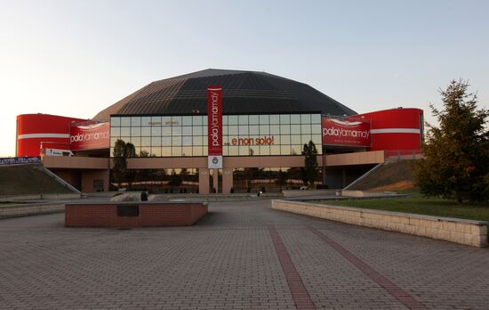 Russian national volleyball team's training session