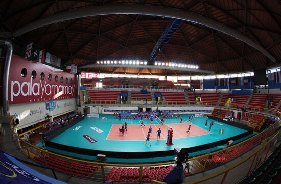 Russian national volleyball team's training session