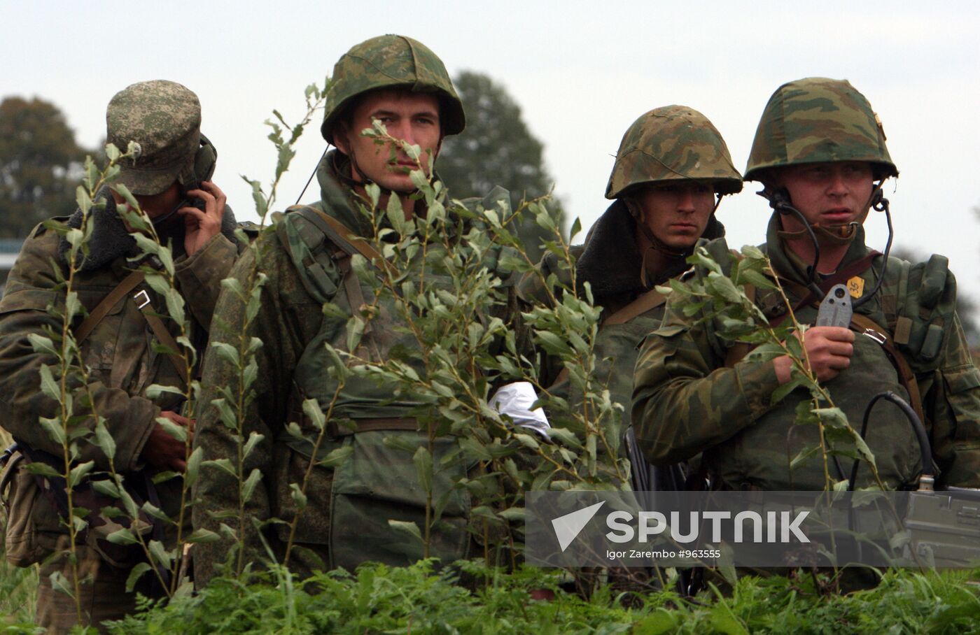 Training motorized rifle regiment in Baltic Fleet coastal forces