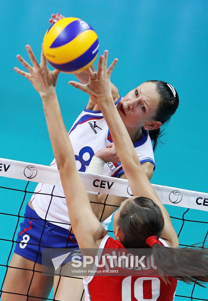 Volleyball European Championships. Match Russia - Bulgaria