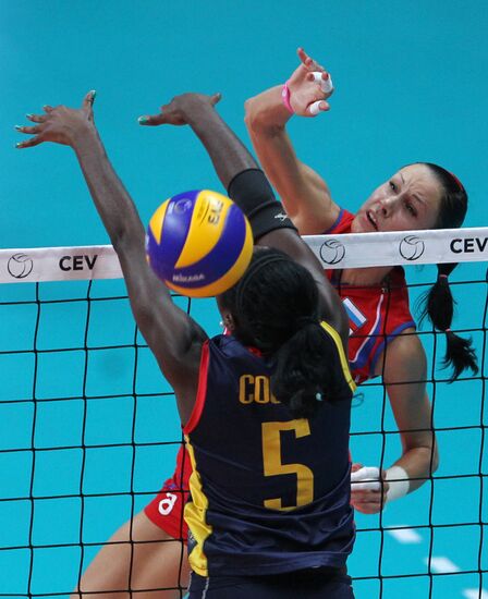 Volleyball European Championships. Match Russia - Spain