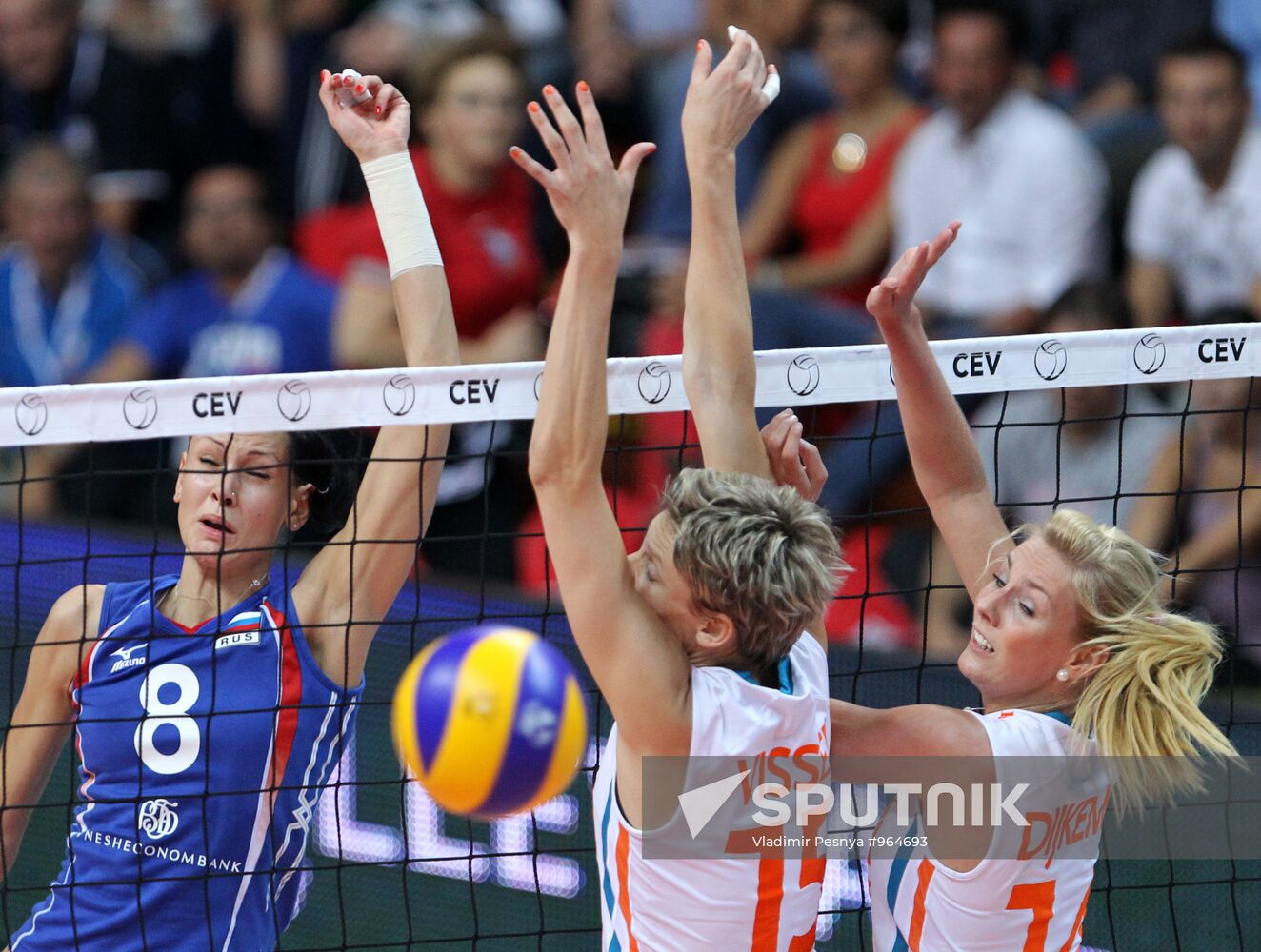 2011 Volleyball European Championship, Russia vs. Netherlands