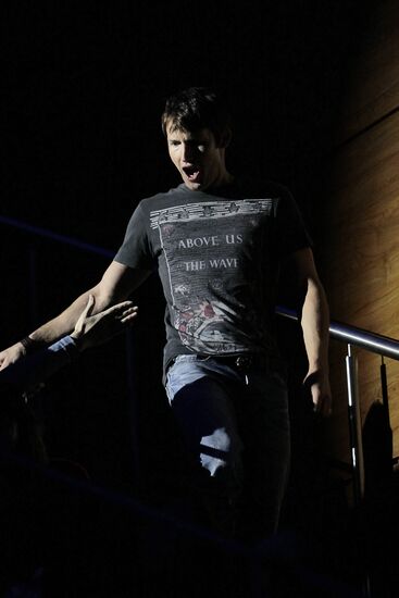 James Blunt performs in Moscow